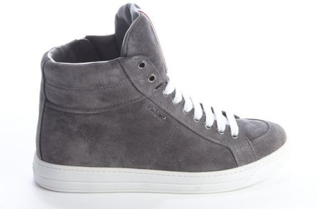 dark grey high tops