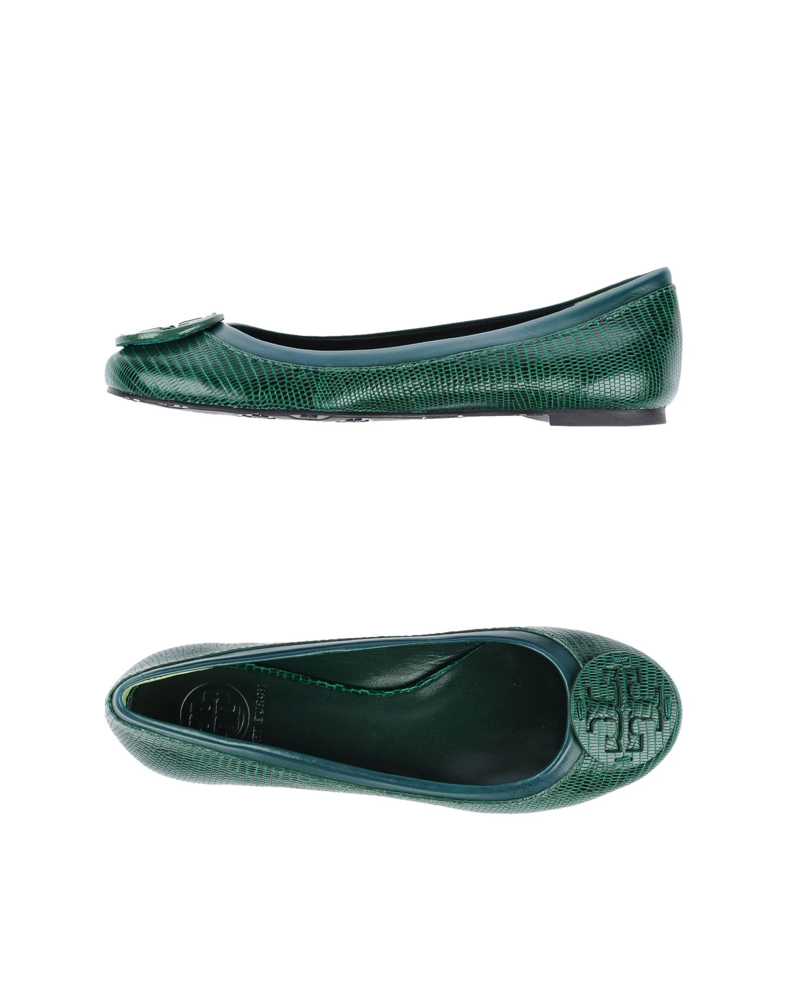 tory burch green flats
