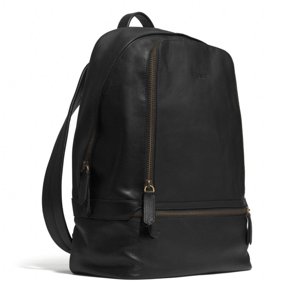 Coach Bleecker Traveler Backpack In Leather in Brown for Men (BRASS/MAHOGANY) | Lyst