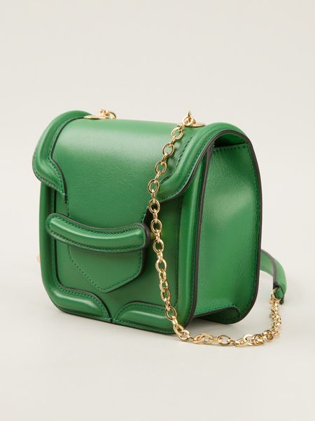 alexander mcqueen green bag