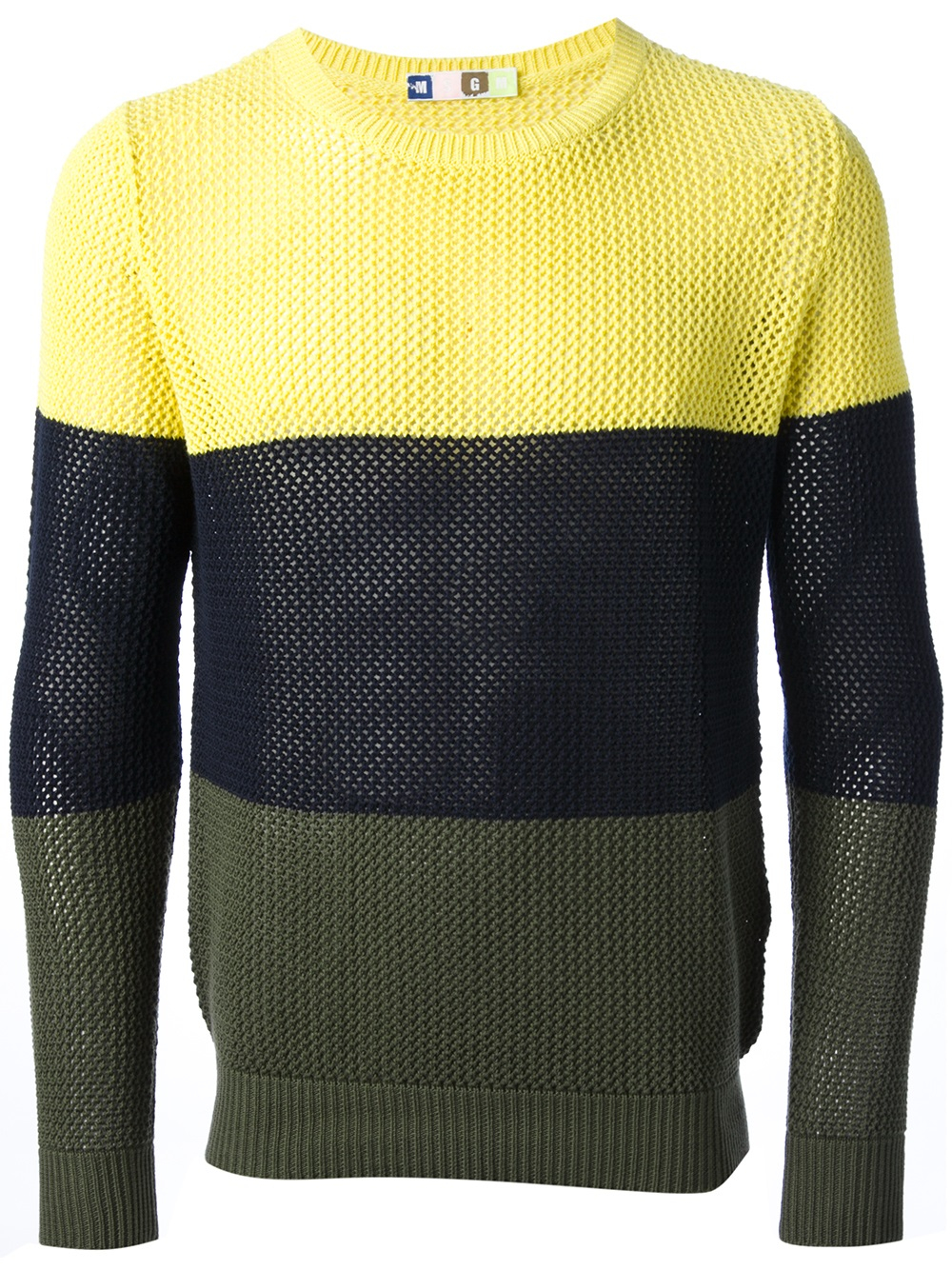 Msgm Loose Knit Striped Jumper in Multicolor for Men (multicolour) Lyst