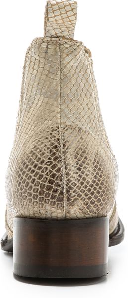 rag and bone snakeskin booties