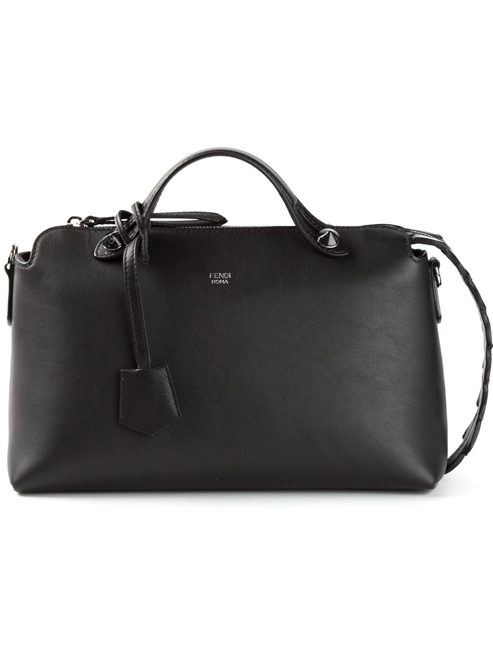 Fendi By The Way Shoulder Bag in Black | Lyst