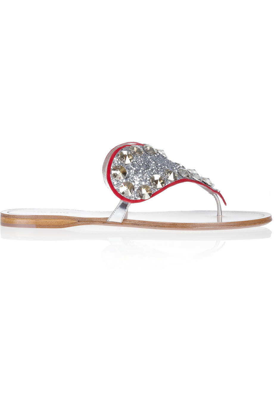 miu miu silver glitter shoes