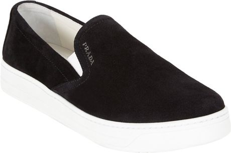 prada linea rossa sneakers black