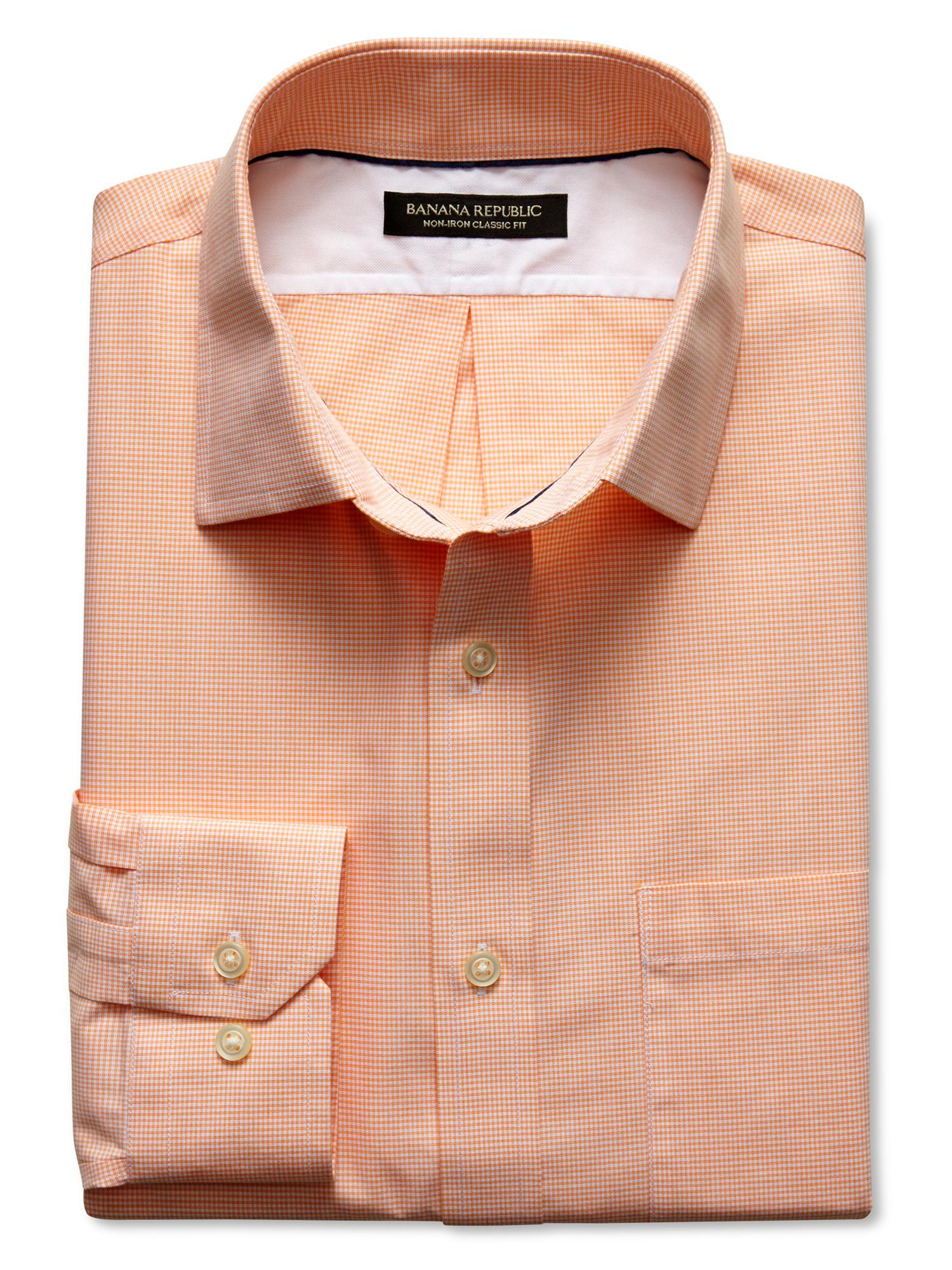 micro gingham shirt