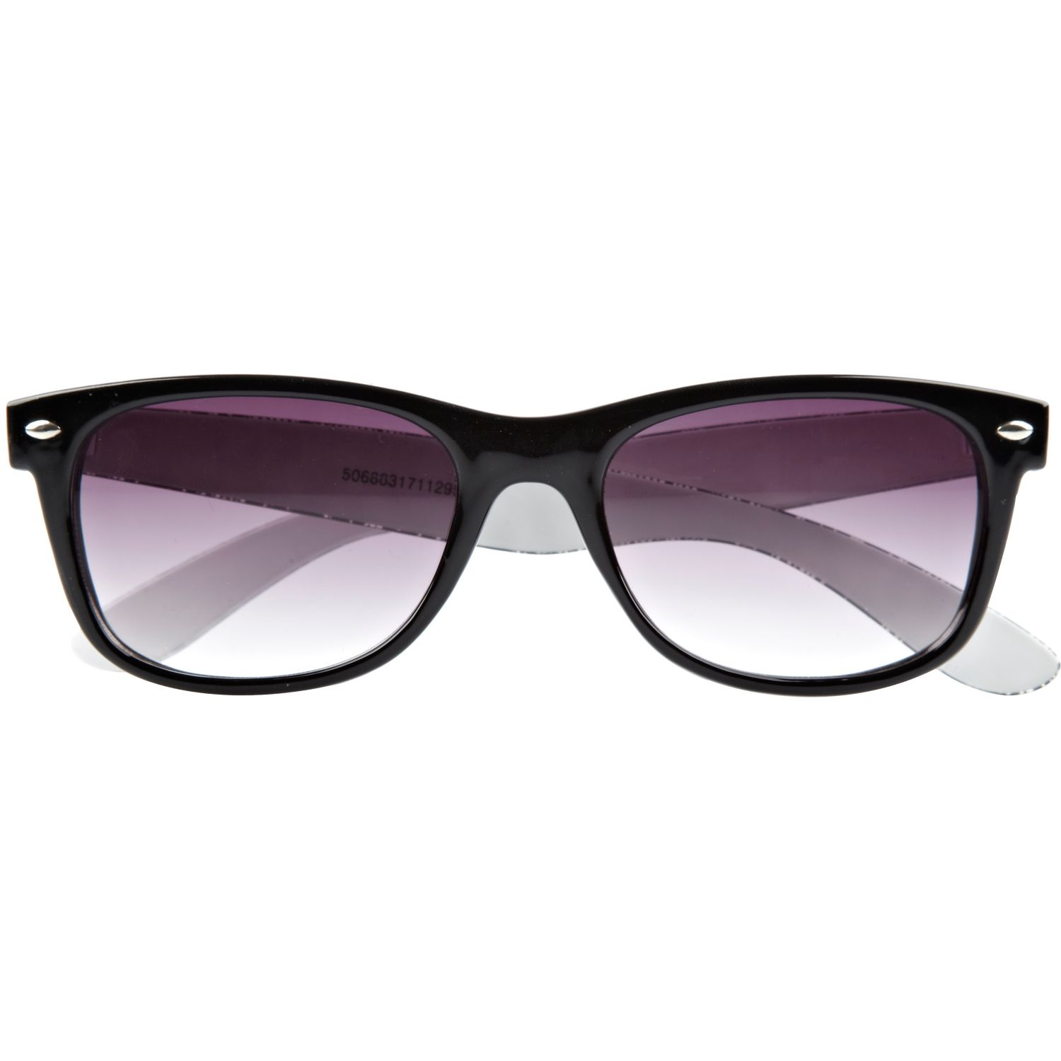 River Island Black Lace Arm Retro Sunglasses in Black Lyst