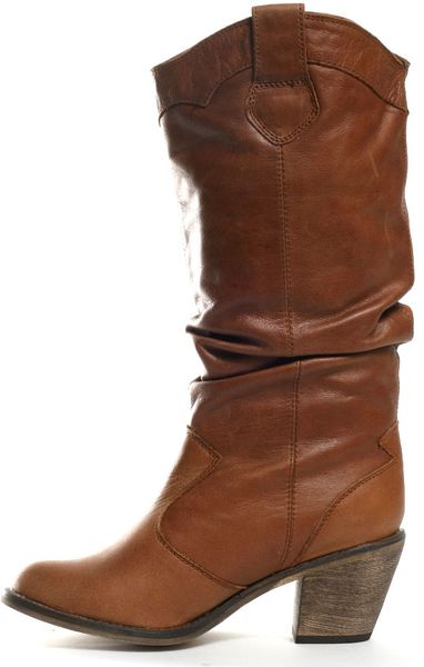 Steve Madden Gimbal Boot in Brown (cognac) | Lyst