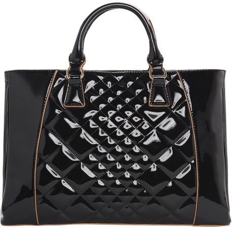 mango black quilted shoulder bag