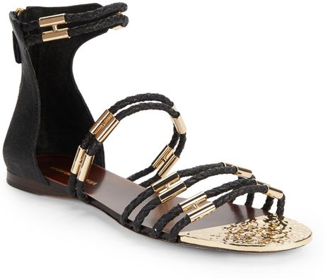 bcbgmaxazria flat sandals