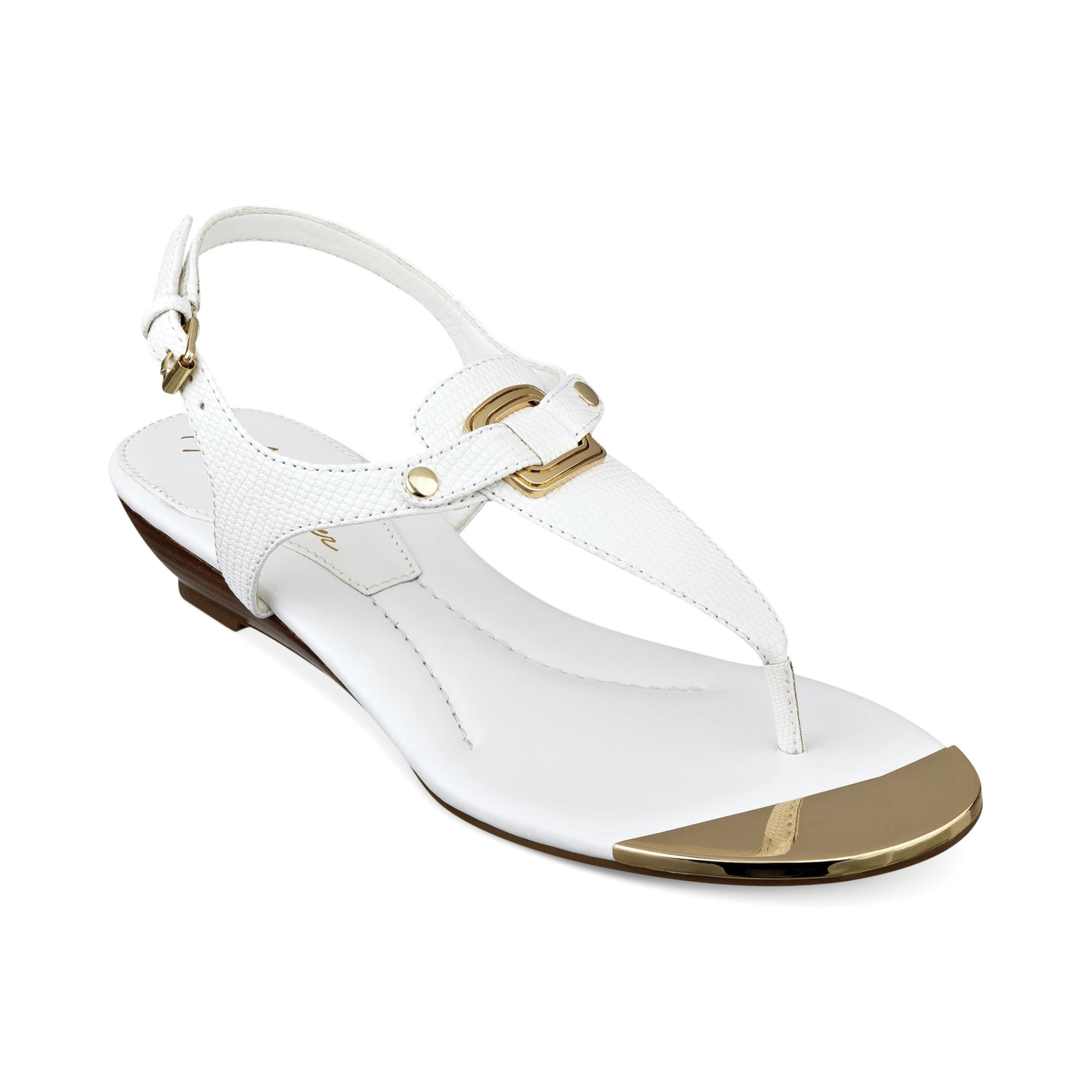 marc fisher white sandals