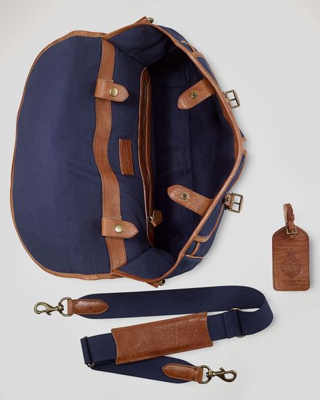 ralph lauren canvas messenger bag