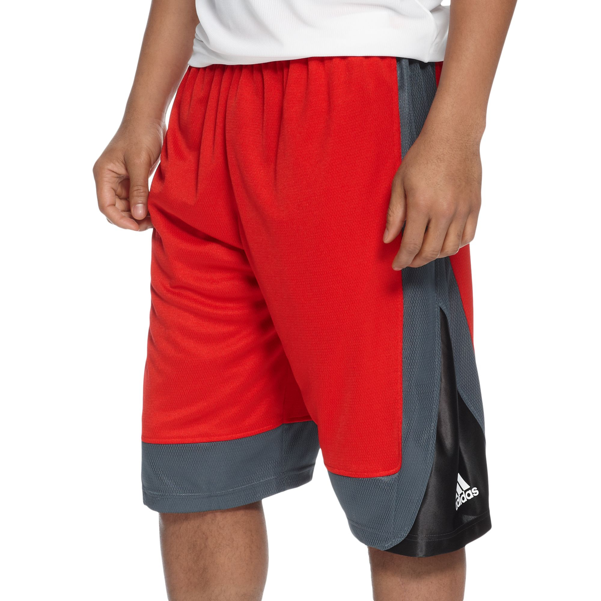 Adidas Crazy Shadow Climalite Basketball Shorts in Red for Men (scarlet