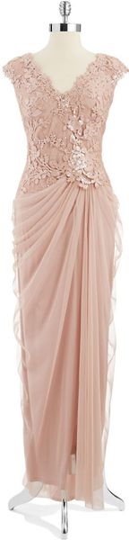 tadashi shoji antique pink