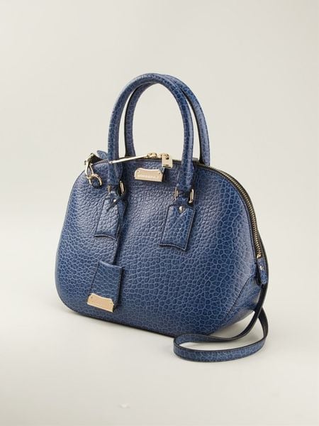Burberry London The Small Orchard Bowling Bag in Blue Burberry London The Small Orchard Bowling Bag in Blue
