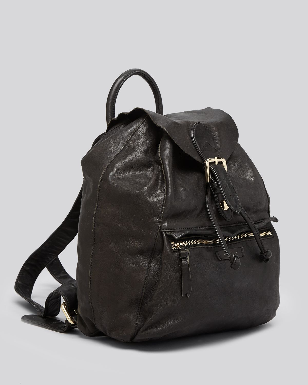 Dkny Backpack Soft Washed Leather in Black Lyst
