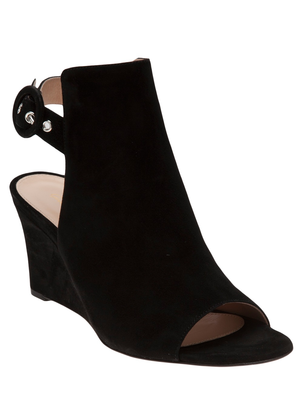 open toe wedges low heel