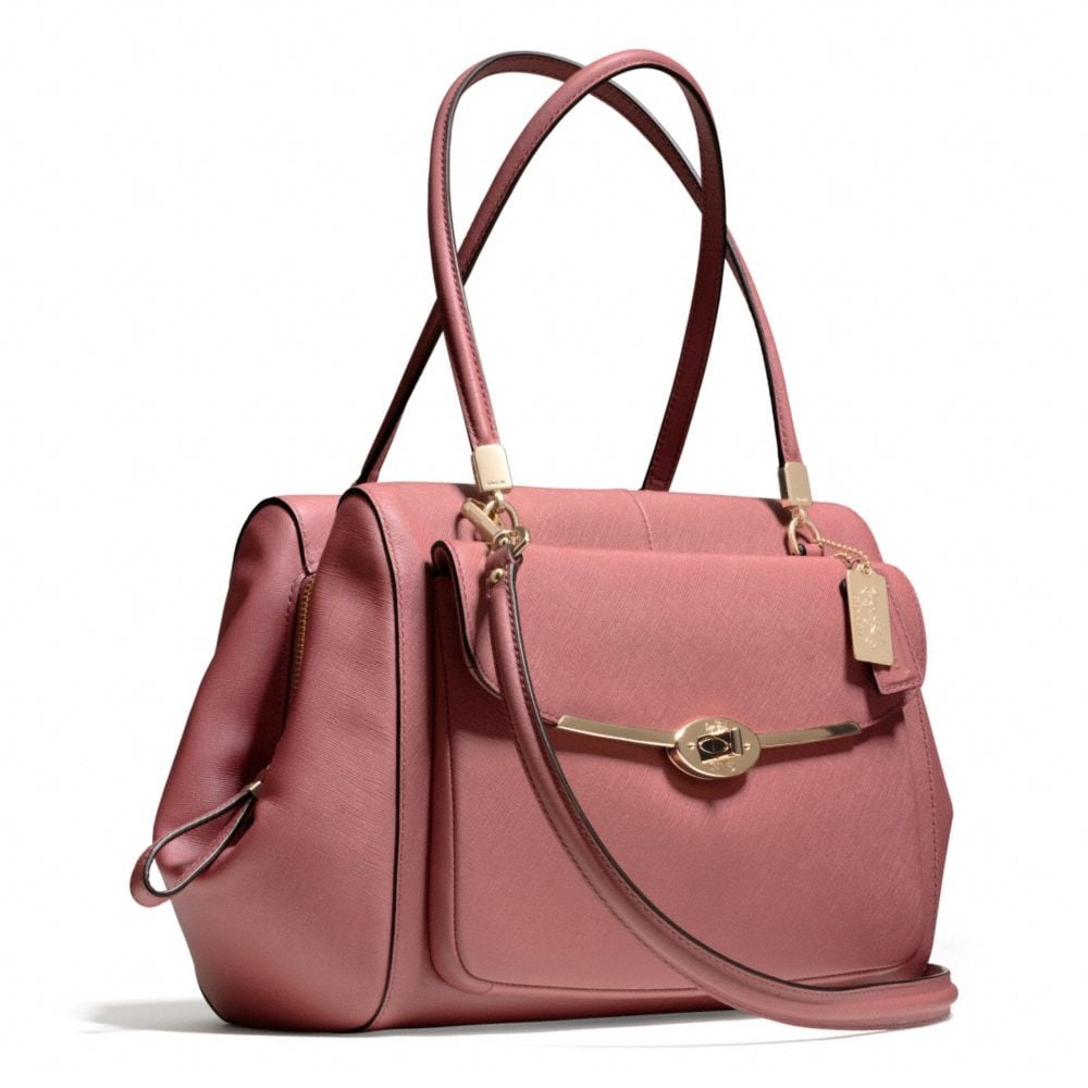 coach saffiano satchel