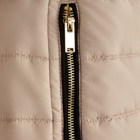 river island cream faux leather jacket
