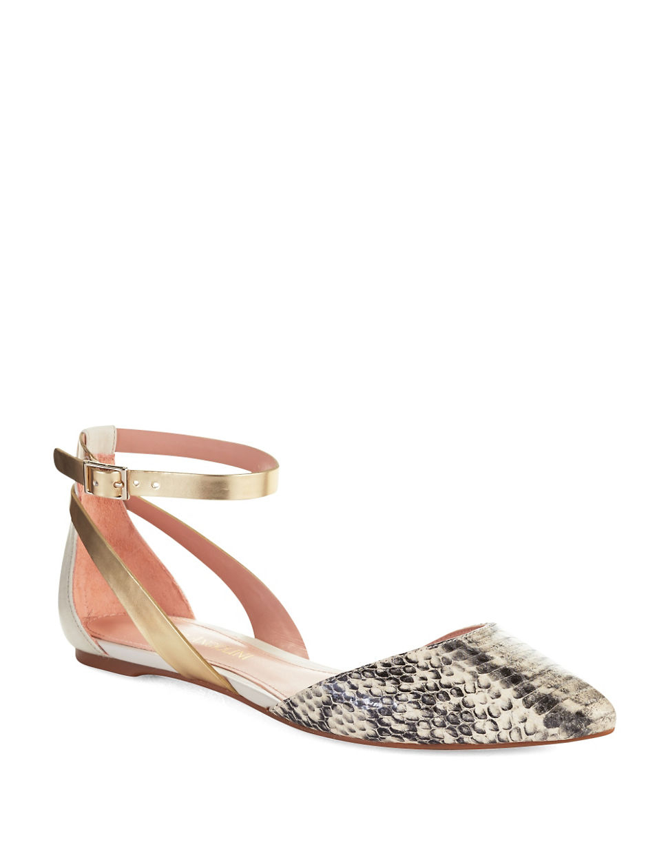enzo angiolini white flats