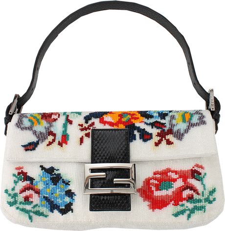 Fendi Baguette Shoulder Bag in Multicolor (MULTI) | Lyst