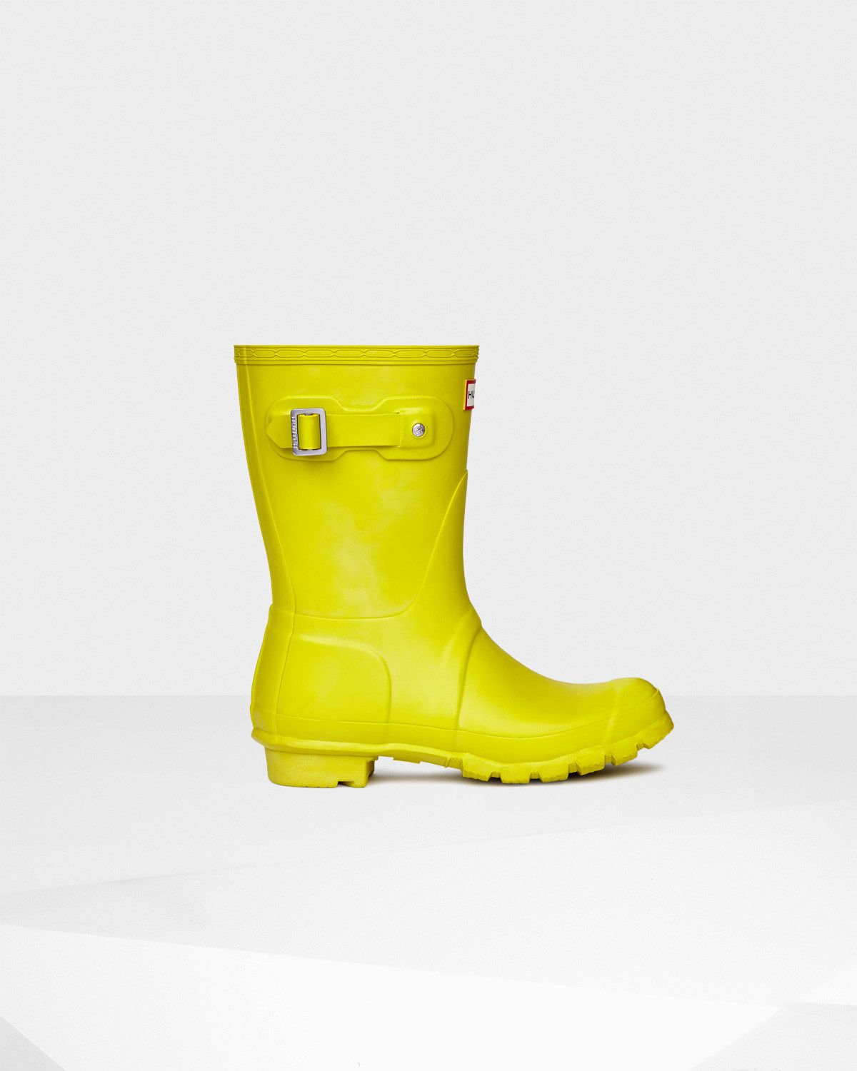 Hunter Womens Original Short Wellington Boots in Yellow (Yellow