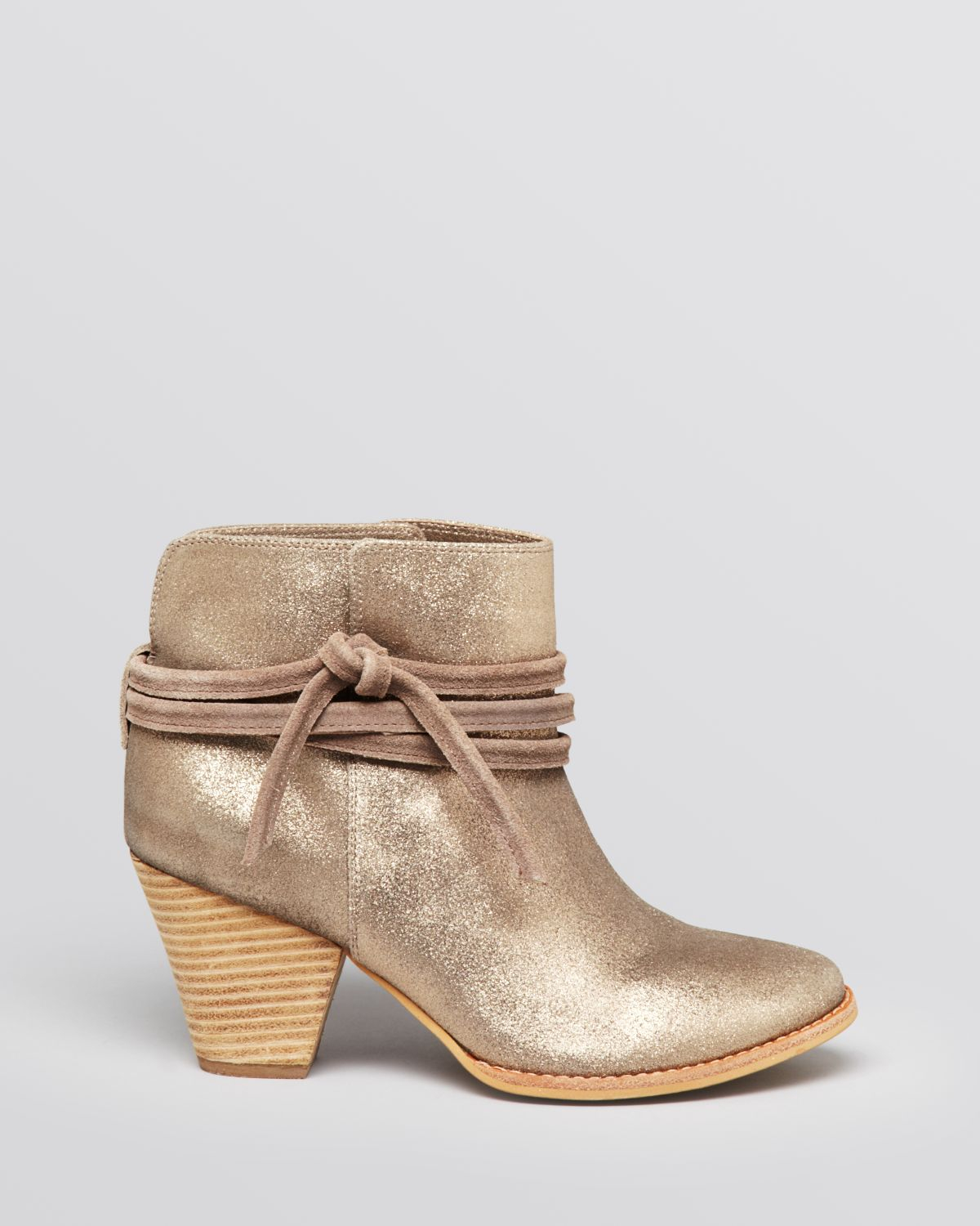 booties with gold