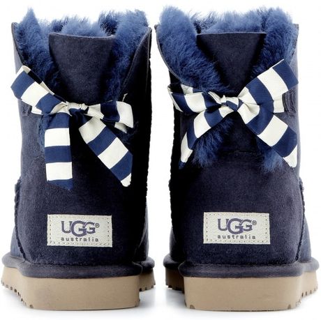 blue ugg boots with bows blue ugg boots with bows