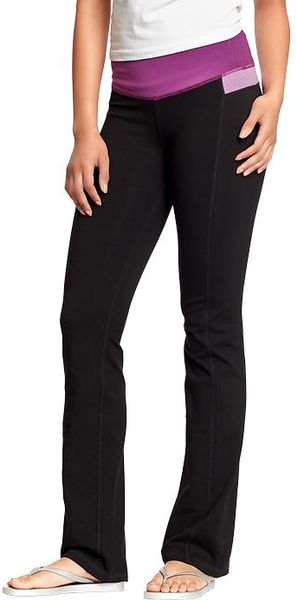 Old Navy Slim Bootcut Yoga Pants in Black (Opulent Iris) | Lyst