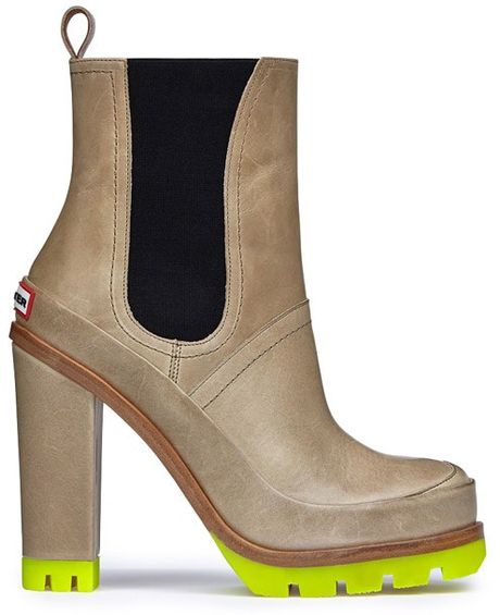 hunter beige wellies