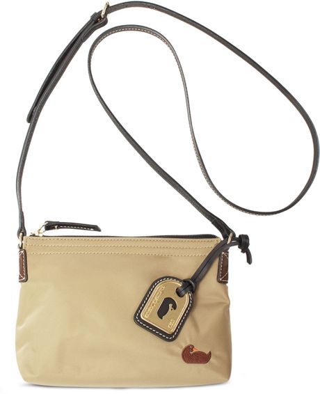 nylon crossbody pouchette