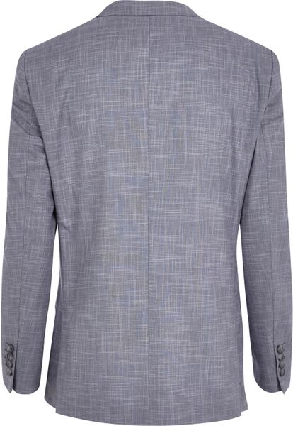 River Island Lilac Crosshatch Skinny Suit Jacket in Purple for Men (lilac) | Lyst