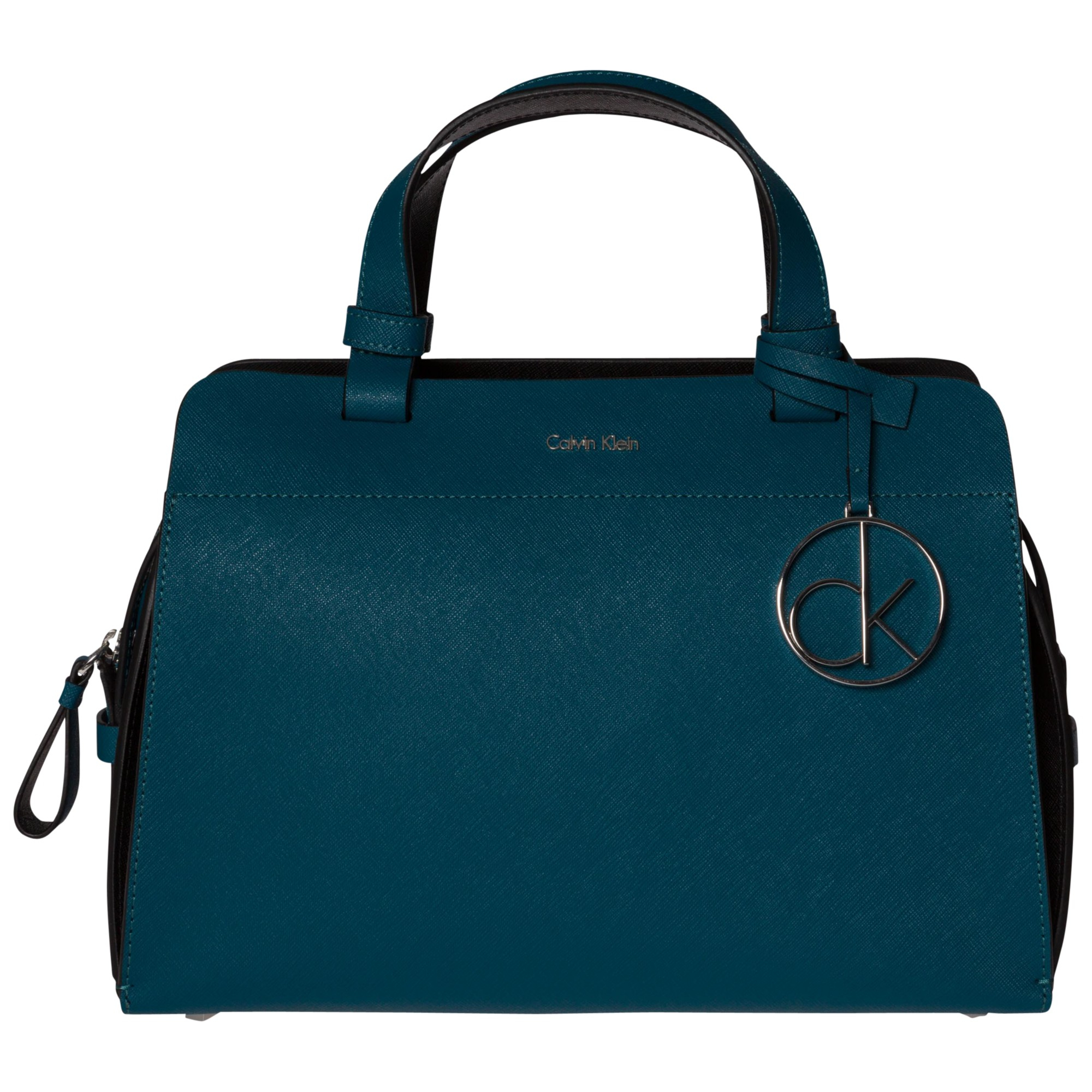 Calvin Klein Sofie Small Leather Duffle Bag in Green Lyst