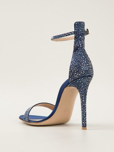 gianvito rossi blue heels
