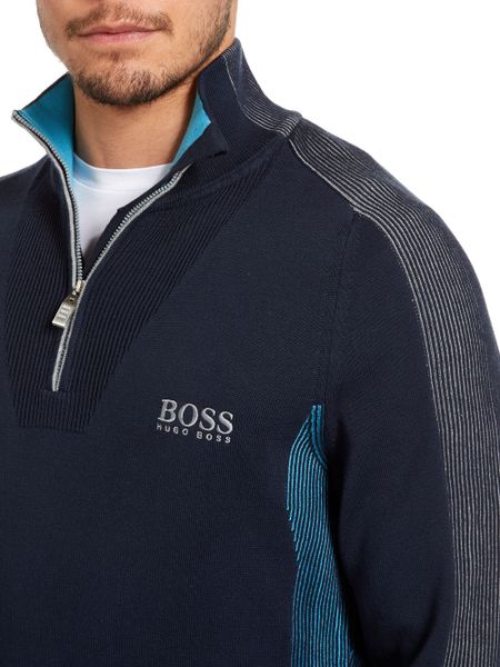 hugo boss joggers with zip pockets