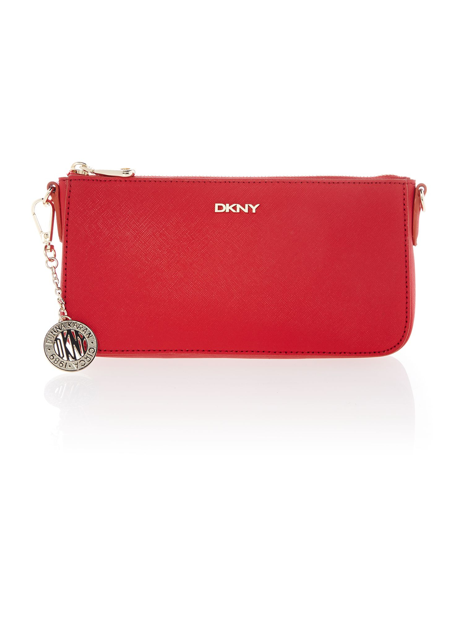 Dkny Saffiano Red Small Chain Cross Body Bag in Red Lyst