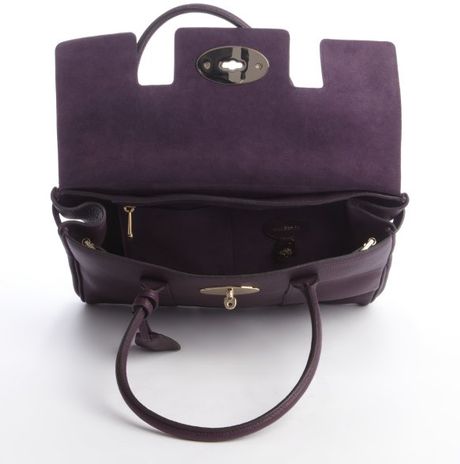 mulberry purple handbag