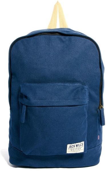 jack wills floral backpack