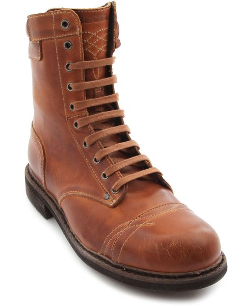 diesel-brown-leather-cassidy-boots-in-brown-for-men-lyst