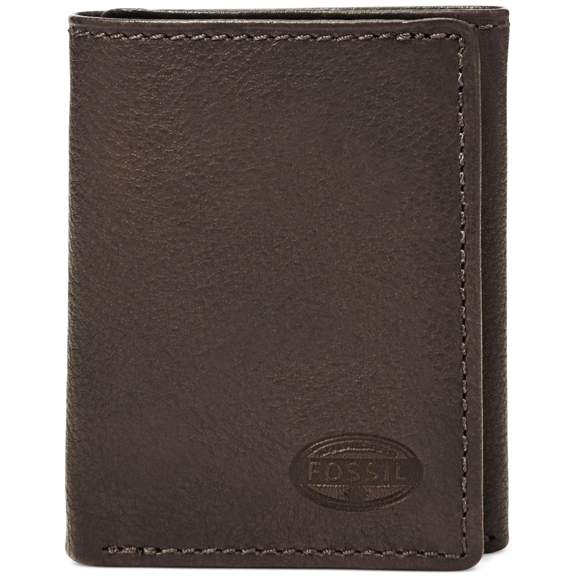 Fossil Clark Trifold Wallet in Brown for Men Lyst