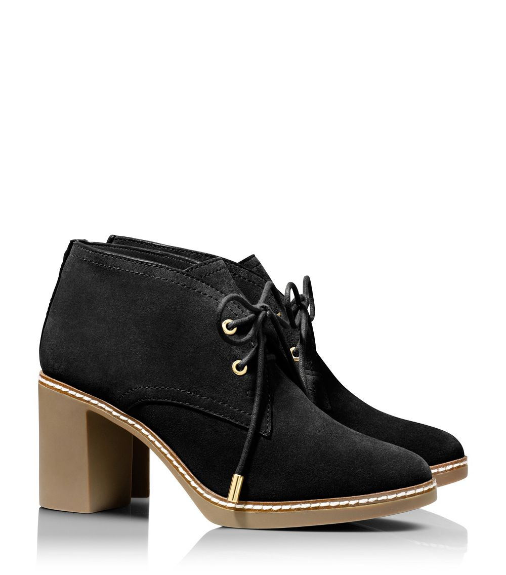 Tory Burch Hilary Bootie in Black (BLACK/BLACK) | Lyst
