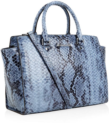 michael kors snake print tote