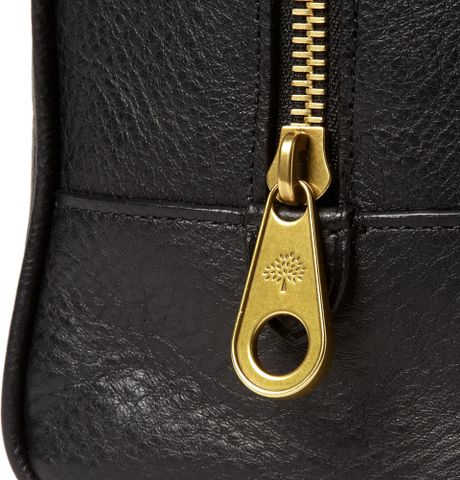 mulberry men's leather wash bag