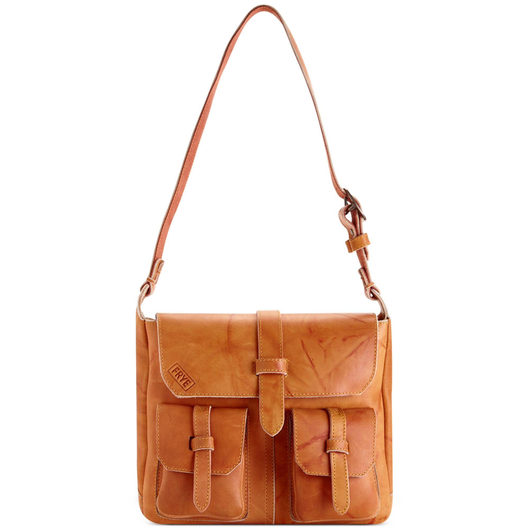 Frye Campus Vintage Shoulder Bag in Brown (Sunrise) Lyst