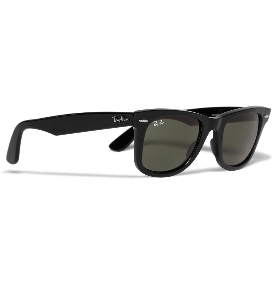 Ray Ban Original Wayfarer Sunglasses In Black For Men Lyst