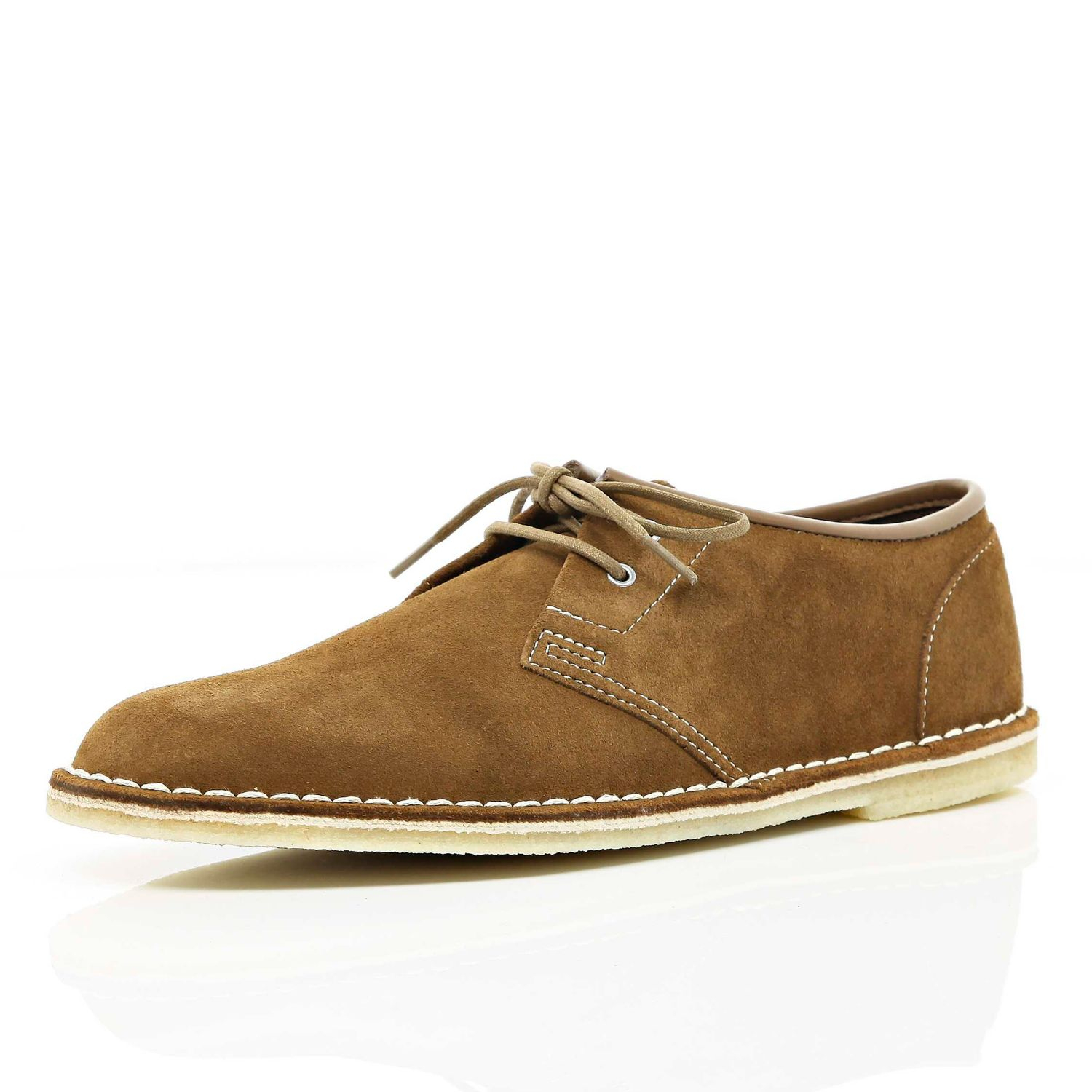 River Island Tan Clarks Originals Suede Jink Shoes in Brown for Men ...