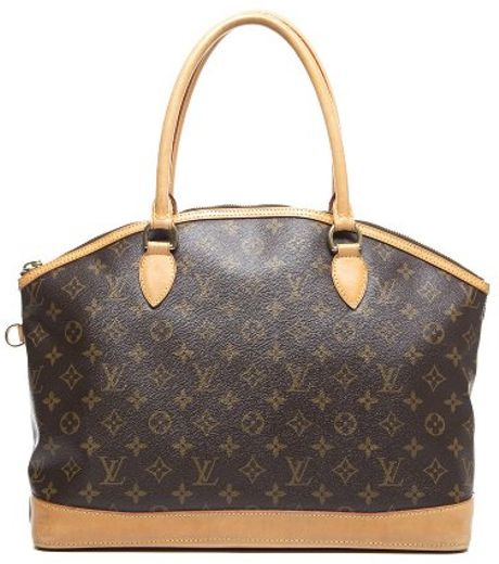 Louis Vuitton Preowned Monogram Canvas Horizontal Lockit Bag in Brown | Lyst