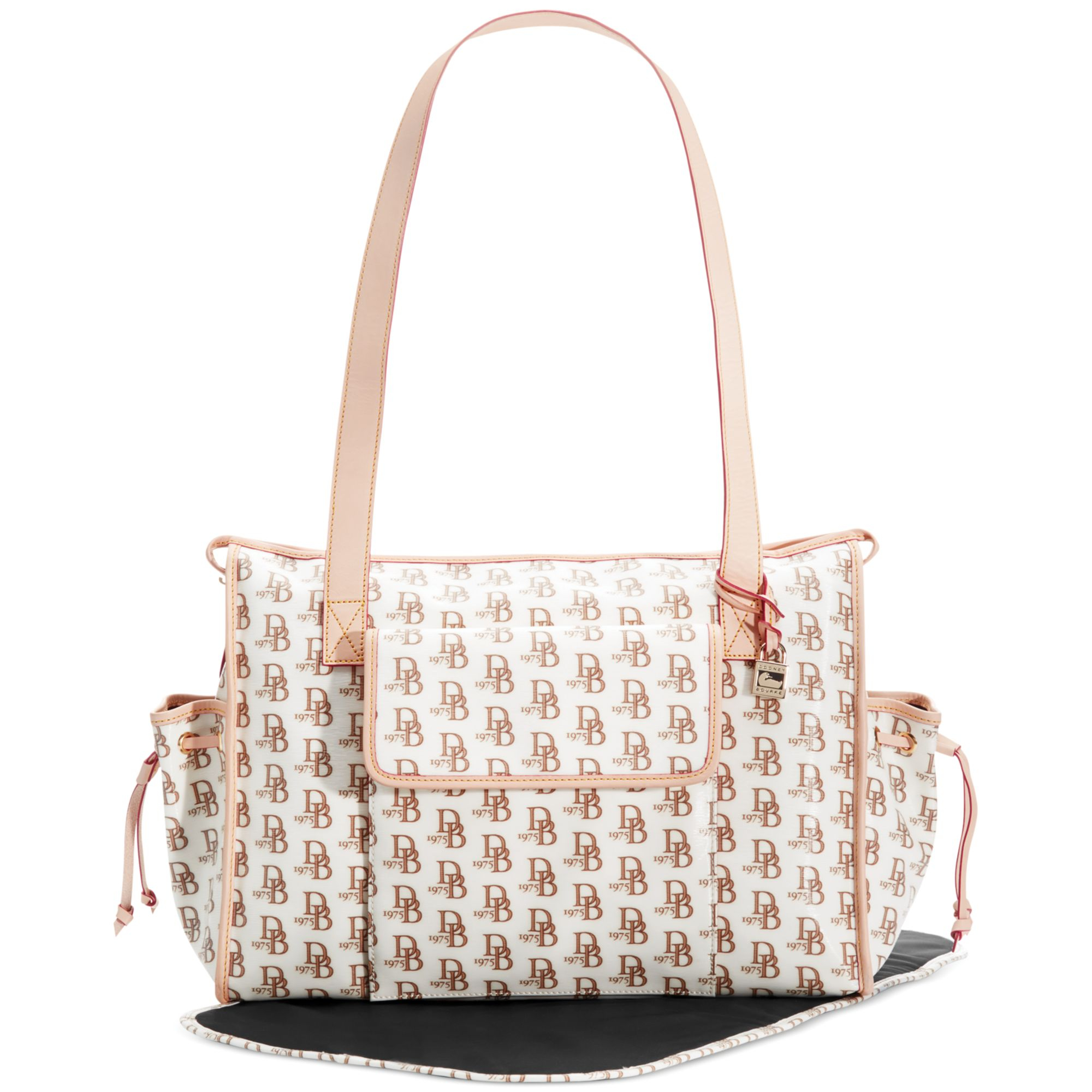 dooney and bourke beige purse