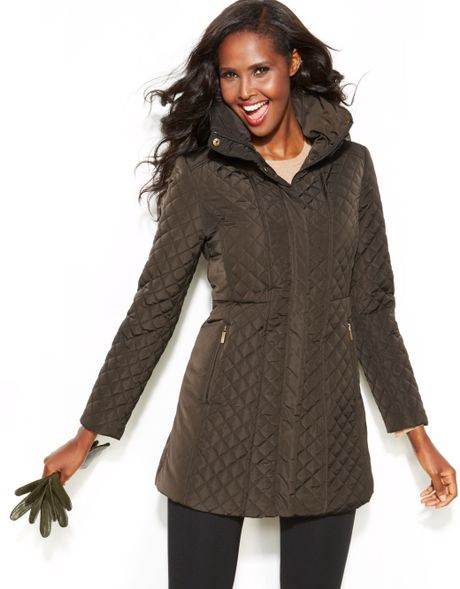 Jones New York Jacket Vintage Jones NY Diamond-Quilted Anorak