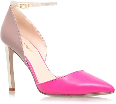 Nine West Timeforsho High Heel Court Shoes in Pink - Lyst